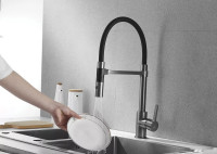 Смеситель Rose R133T (оружейная сталь)