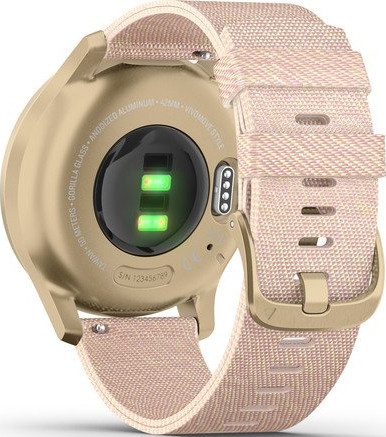 Гибридные умные часы Garmin Vivomove Style (золотистый/розовый)