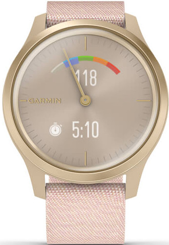 Гибридные умные часы Garmin Vivomove Style (золотистый/розовый)