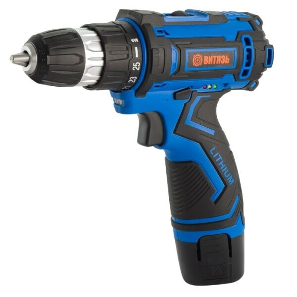Дрель-шуруповерт Витязь ДА-218-2 (с 2-мя АКБ, кейс)