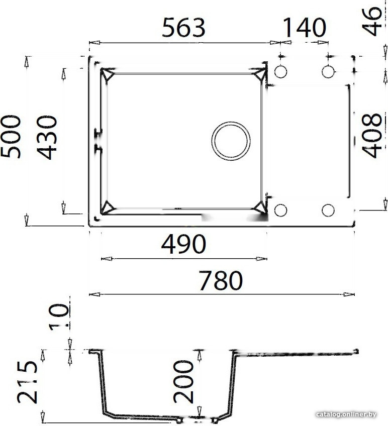 Кухонная мойка Elleci Easy 310 M79 Aluminium