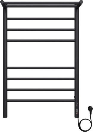 Полотенцесушитель Terminus Аврора КС П8 500x800 с полкой quick touch (RAL9005 матовый)