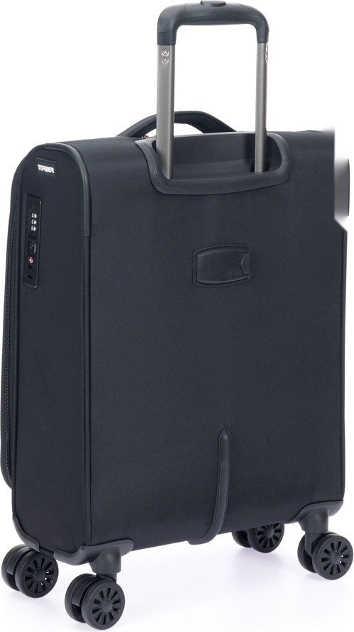 Чемодан-спиннер Torber Brosno T1901S (черный)