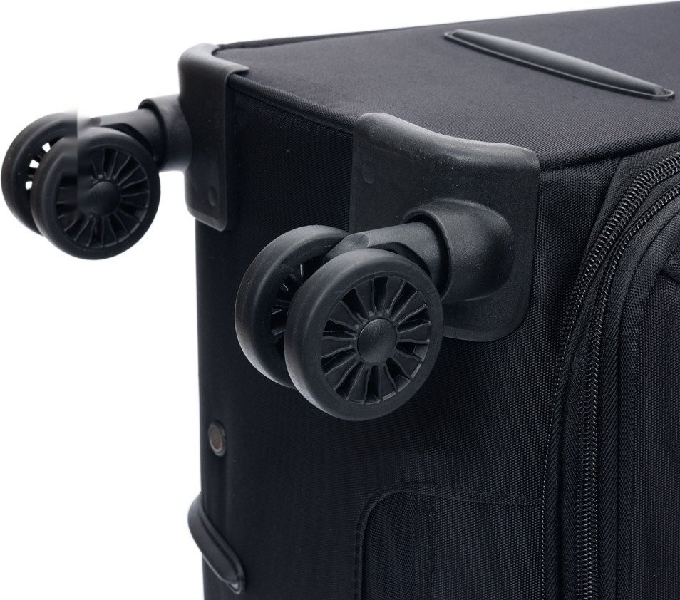 Чемодан-спиннер Torber Brosno T1901S (черный)
