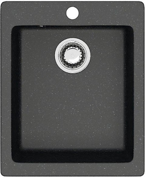 Кухонная мойка Berge BR-4200 + Like F8005022 (черный)