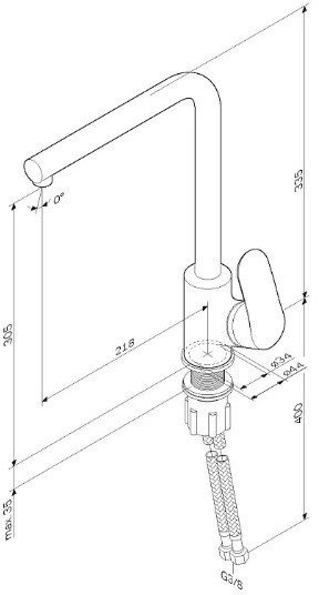 Кухонная мойка Berge BR-4200 + Like F8005022 (черный)