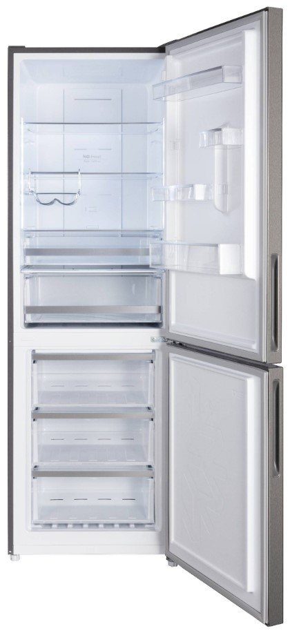 Холодильник с морозильником Korting KNFC 61869 X