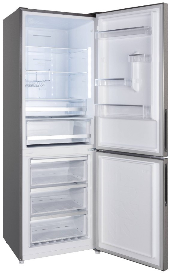 Холодильник с морозильником Korting KNFC 61869 X