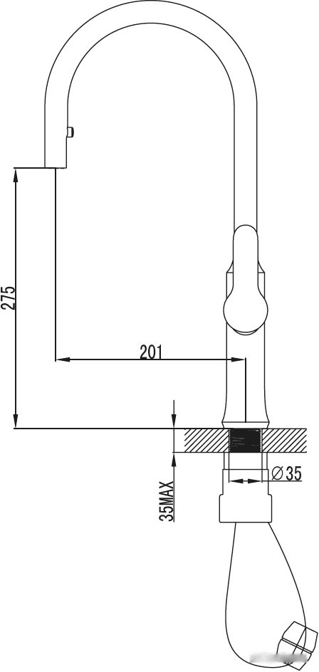 Смеситель Ravak KM 017.00 [X070078]