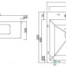 Кухонная мойка Basic CL DS Decor 45x50 (золото, коландер, дозатор)