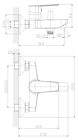 Смеситель Rossinka Silvermix S35-31