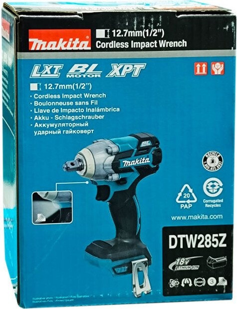 Гайковерт Makita DTW285ZA2 (с 1-м АКБ)