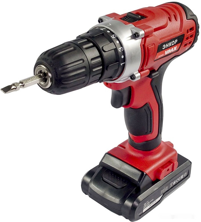 Дрель-шуруповерт Энкор VDS-10/18LS