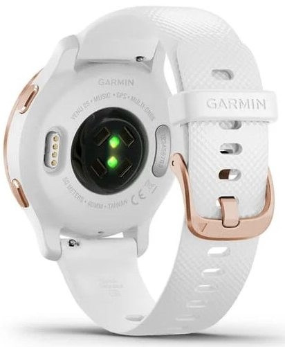 Умные часы Garmin Venu 2S (розовое золото/белый)