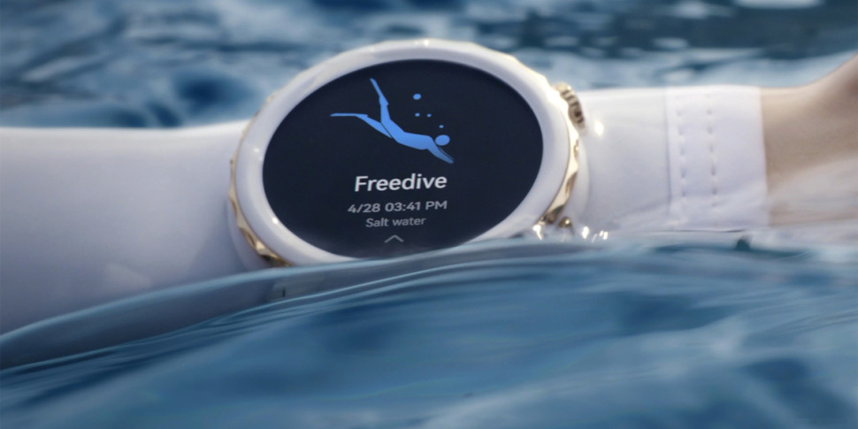 Умные часы Huawei Watch GT 3 Pro Ceramic 43 мм (белый/кожа)