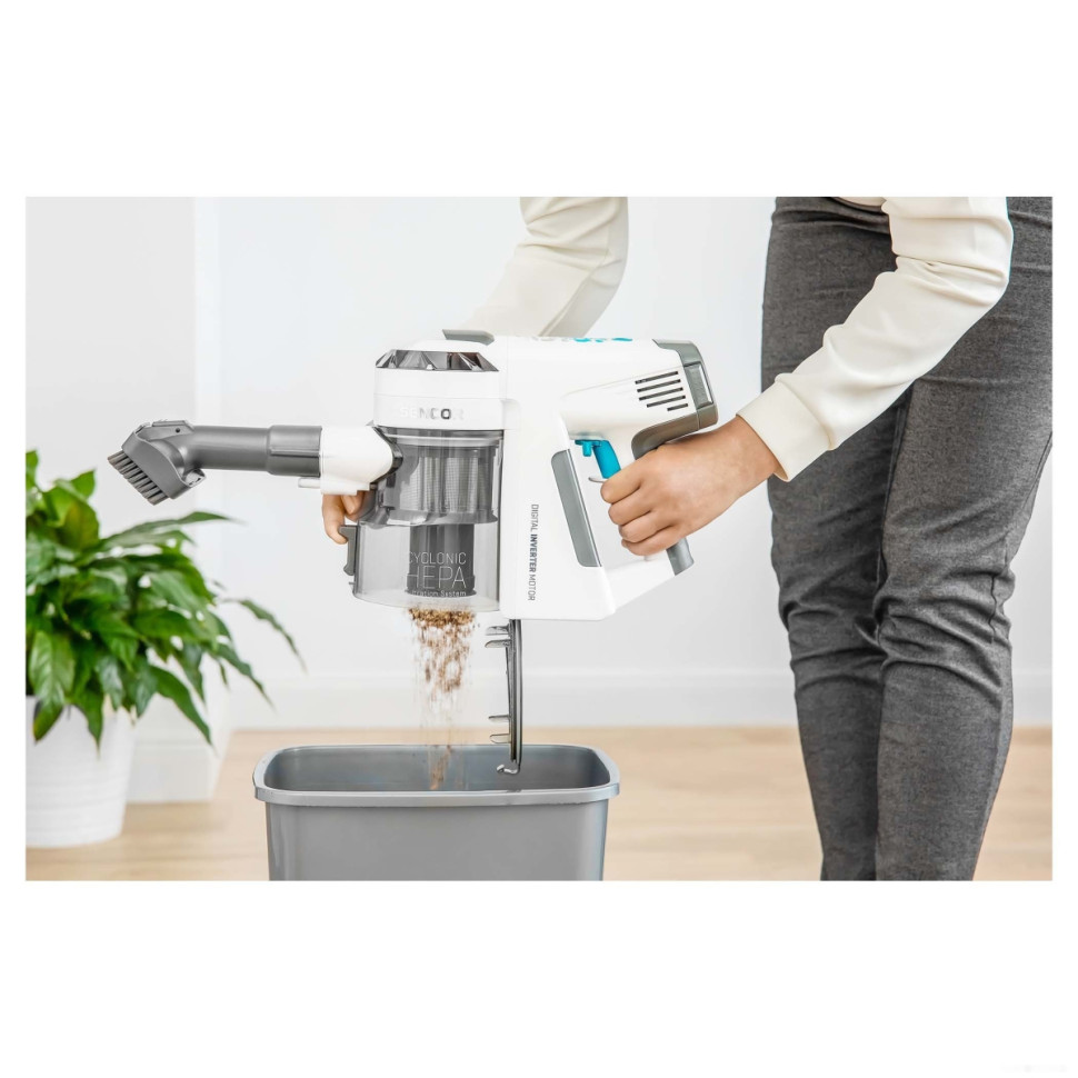 Вертикальный пылесос с влажной уборкой Sencor SVC 0825WH