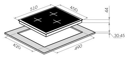 Варочная панель Maunfeld EVI.453-WH