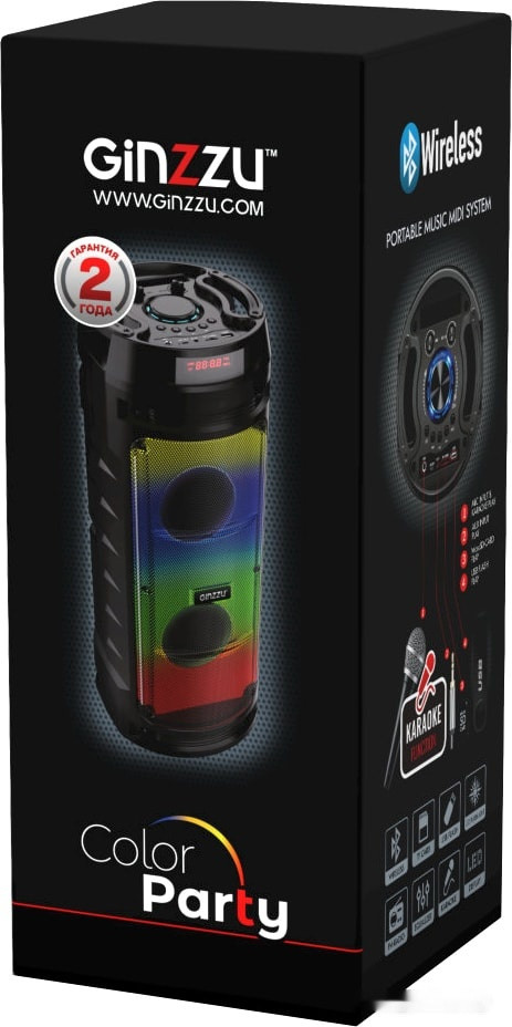Музыкальный центр Ginzzu GM-219