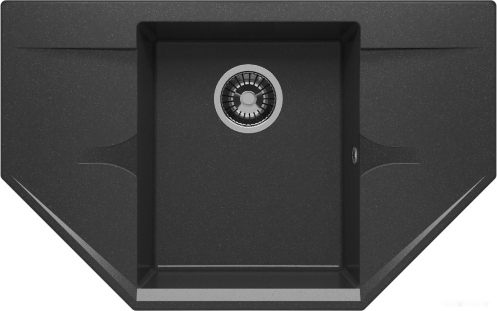 Кухонная мойка Polygran Riff-800 (черный 16)