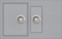 Кухонная мойка AquaSanita Tesa SQT 151 221 AW light grey