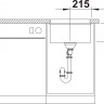 Кухонная мойка Blanco Rotan 400-U 526097 (черный)