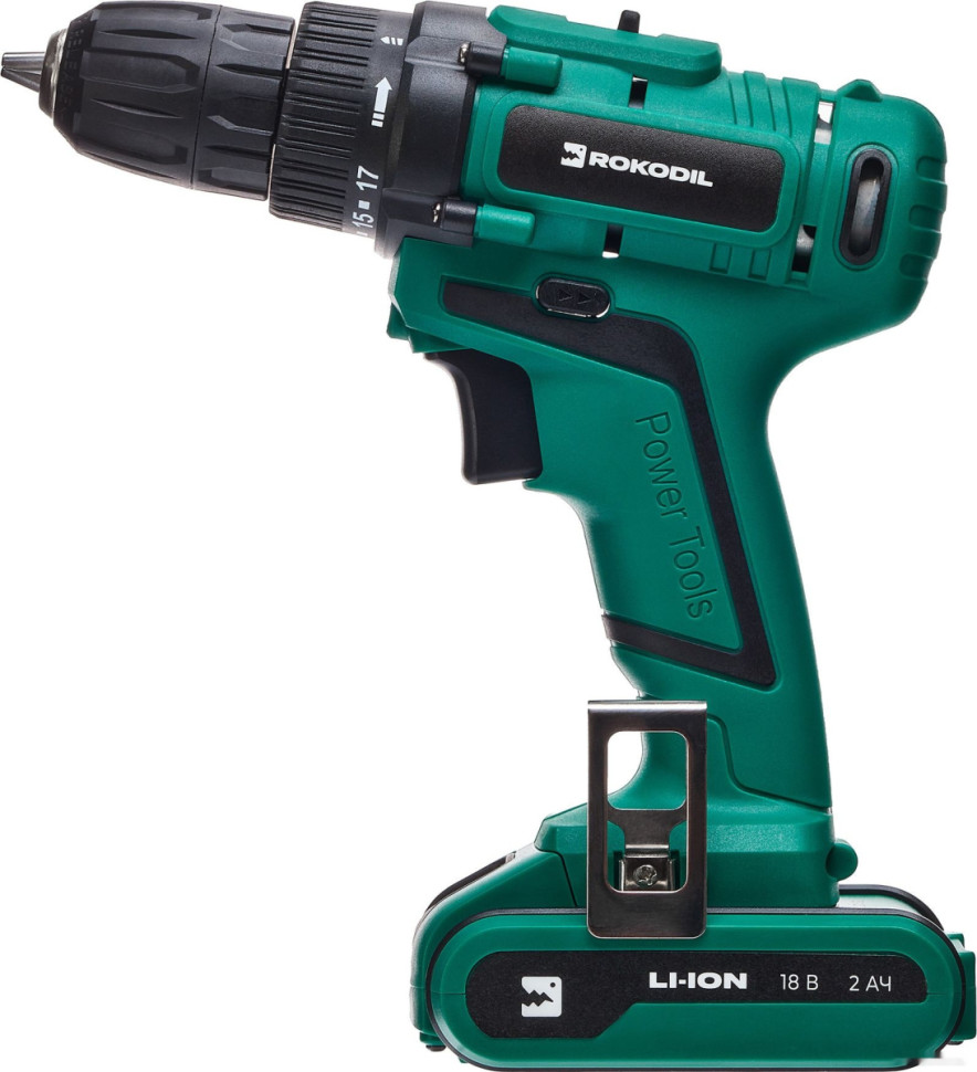 Дрель-шуруповерт Rokodil Twist 2 Pro (с 2-мя АКБ, кейс, оснастка)