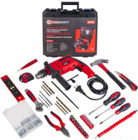 Безударная дрель ForceKraft FK-20103 (набор оснастки)