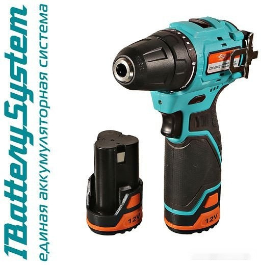 Дрель-шуруповерт Sturm CD1240BLC (с 2-мя АКБ, кейс)