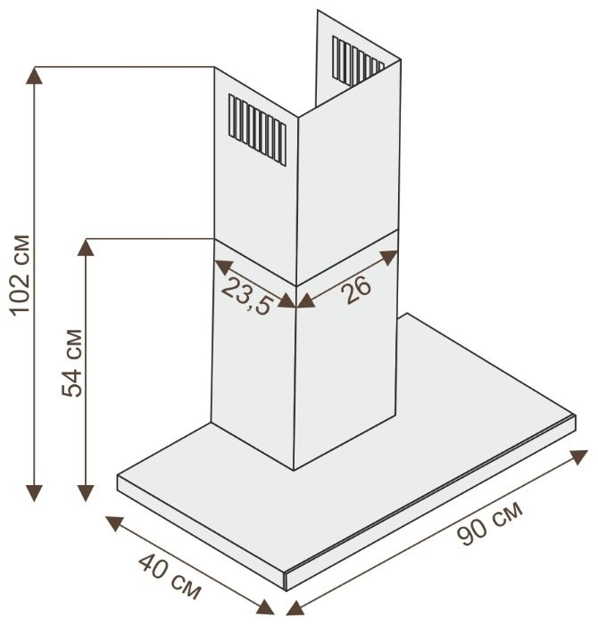 Вытяжка Ciarko TOP 60 Black