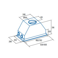 Вытяжка CATA GCX 83 SD