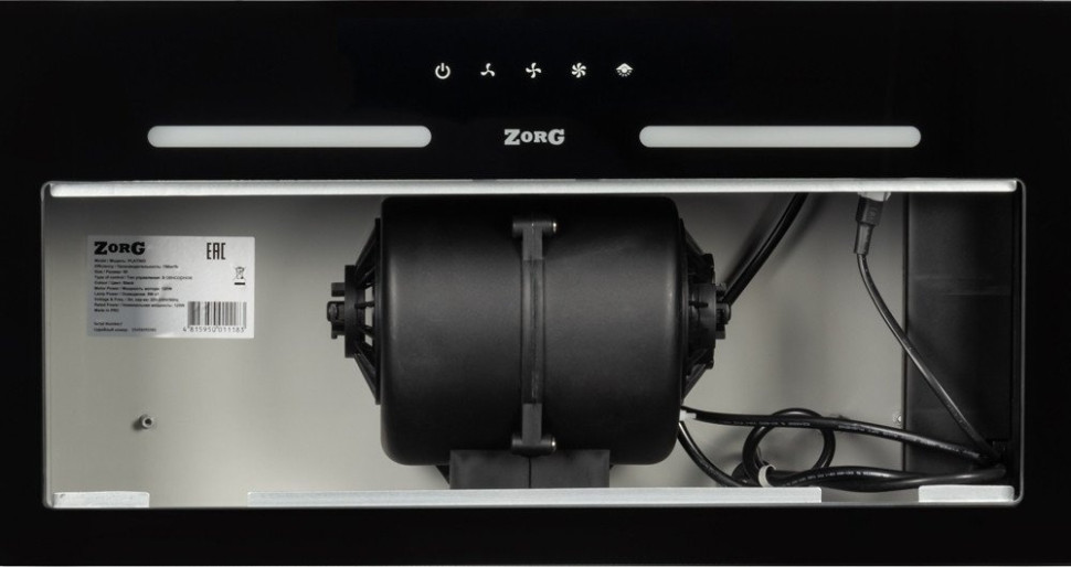 Вытяжка Zorg Platino 1030 60 S (черный)