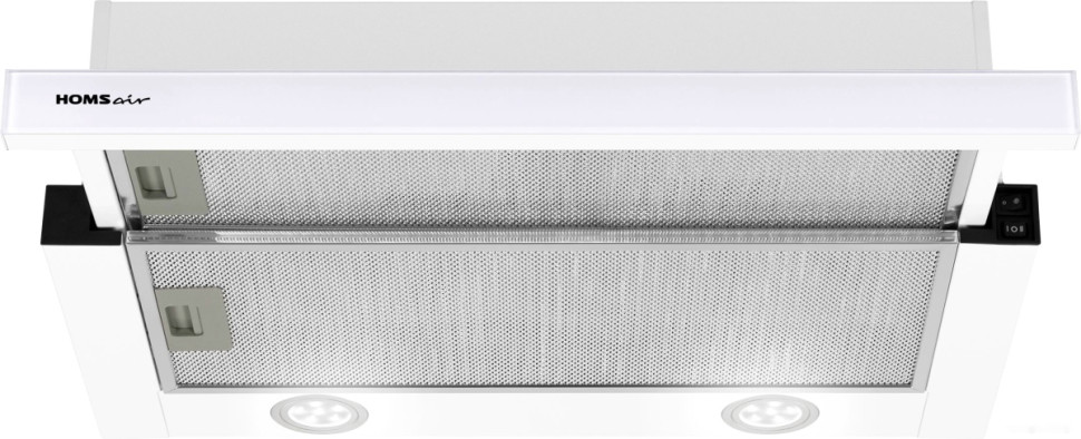 Вытяжка HOMSair Flat 60 Glass (белый)