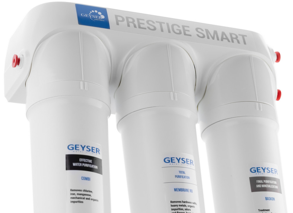 Система обратного осмоса Гейзер Престиж Смарт обратный осмос (бак 12 л)