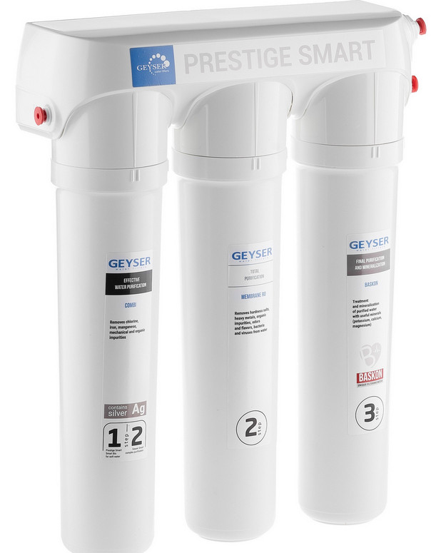 Система обратного осмоса Гейзер Престиж Смарт обратный осмос (бак 12 л)