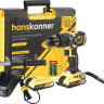Ударная дрель-шуруповерт Hanskonner HCD1865BLI (с 2-мя АКБ)