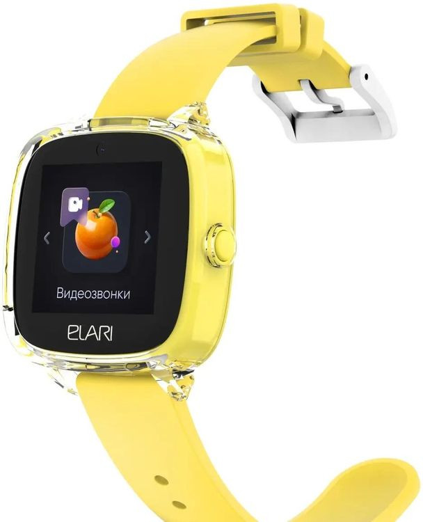 Детские умные часы Elari KidPhone Fresh 4G (желтый)