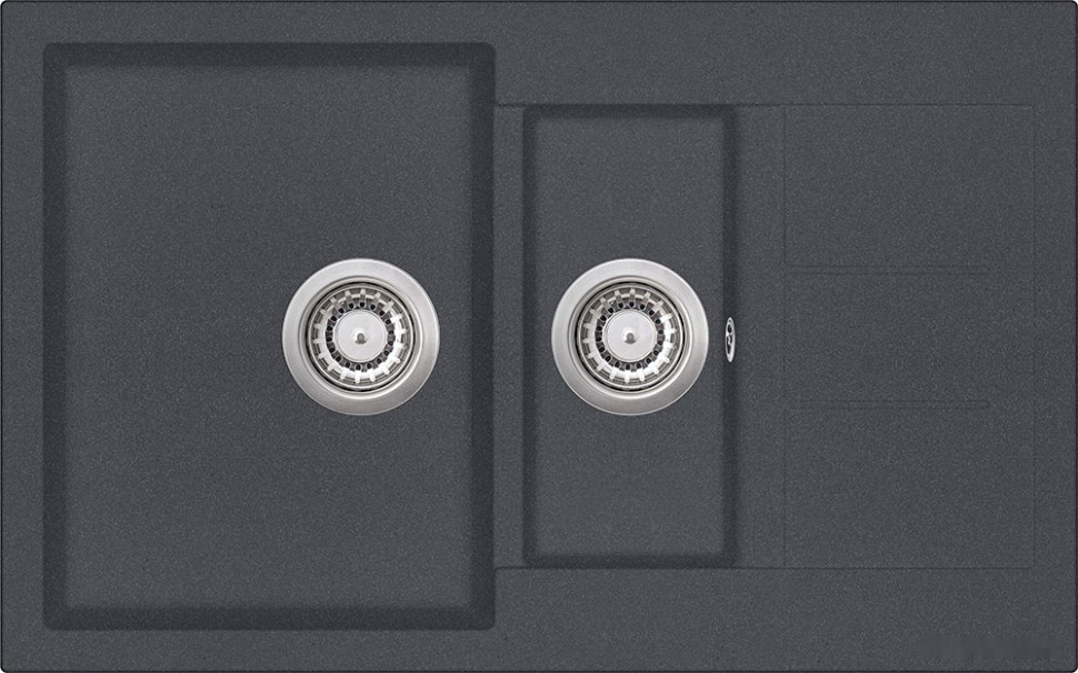 Кухонная мойка AquaSanita Tesa SQT 151 222 AW graphite