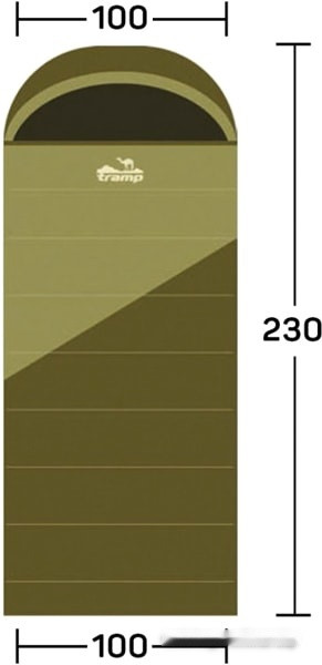 Спальный мешок Tramp Kingwood Long TRS-053L (левая молния)