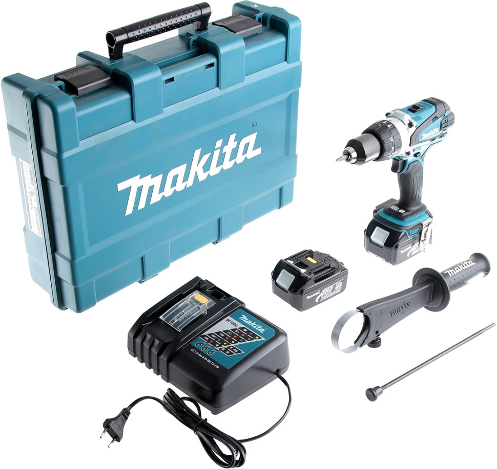 Дрель-шуруповерт Makita DHP458RFE
