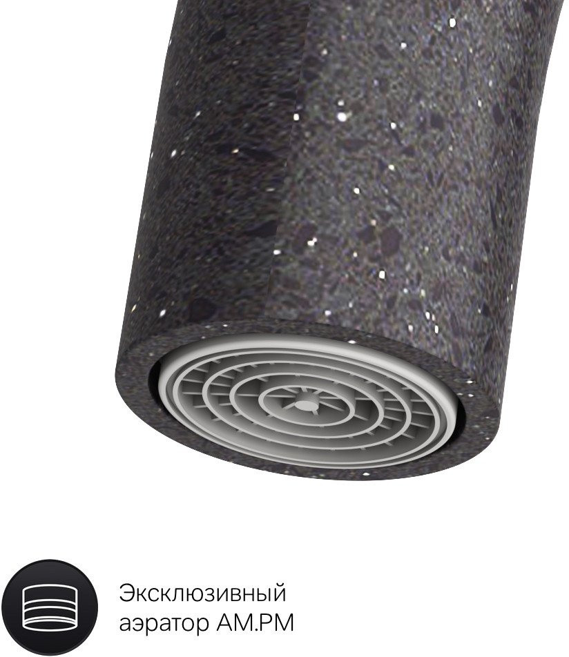 Кухонная мойка Berge BR-5750 + Like F8007122 (черный)