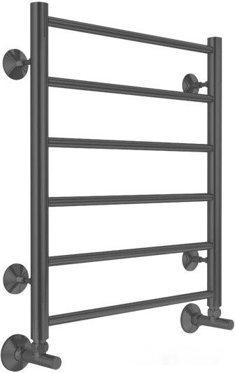 Полотенцесушитель Terminus Аврора П6 500x600 RAL 9005 (черный)