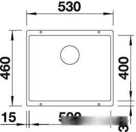 Кухонная мойка Blanco Rotan 500-U (кофе) 521353