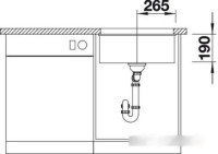 Кухонная мойка Blanco Rotan 500-U (кофе) 521353