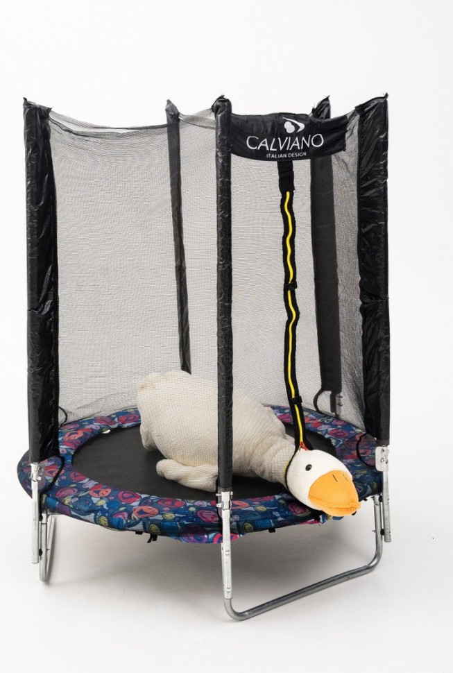 Батут Calviano Smile 140 см - 4.5ft light складной