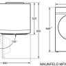 Стиральная машина Maunfeld MFWM128WH053