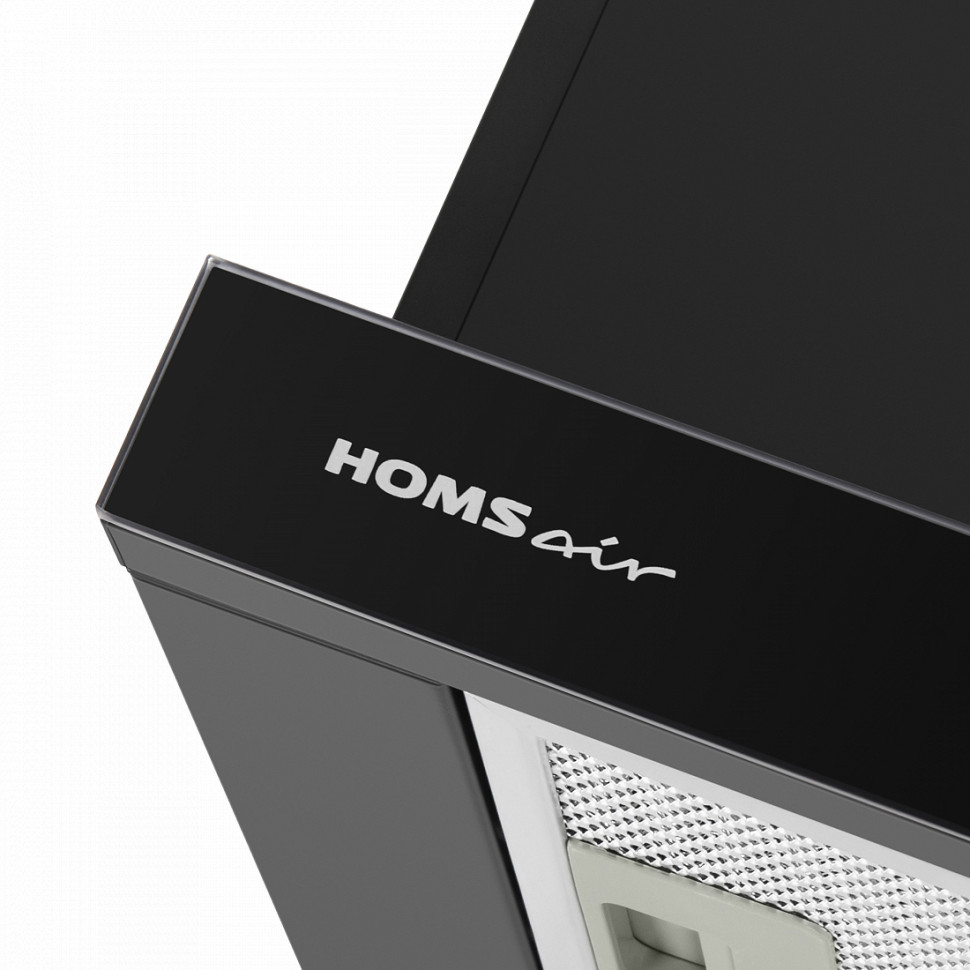 Вытяжка HOMSair Flat 60 Glass (черный)