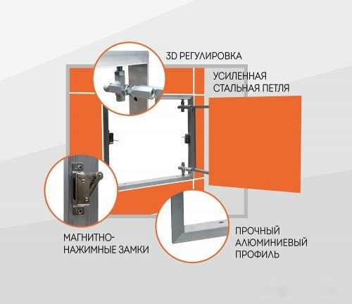 Люк под плитку Lukoff Lider (30x90 см)