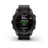 Умные часы Garmin Fenix 7S Pro Solar (серебро/графит)