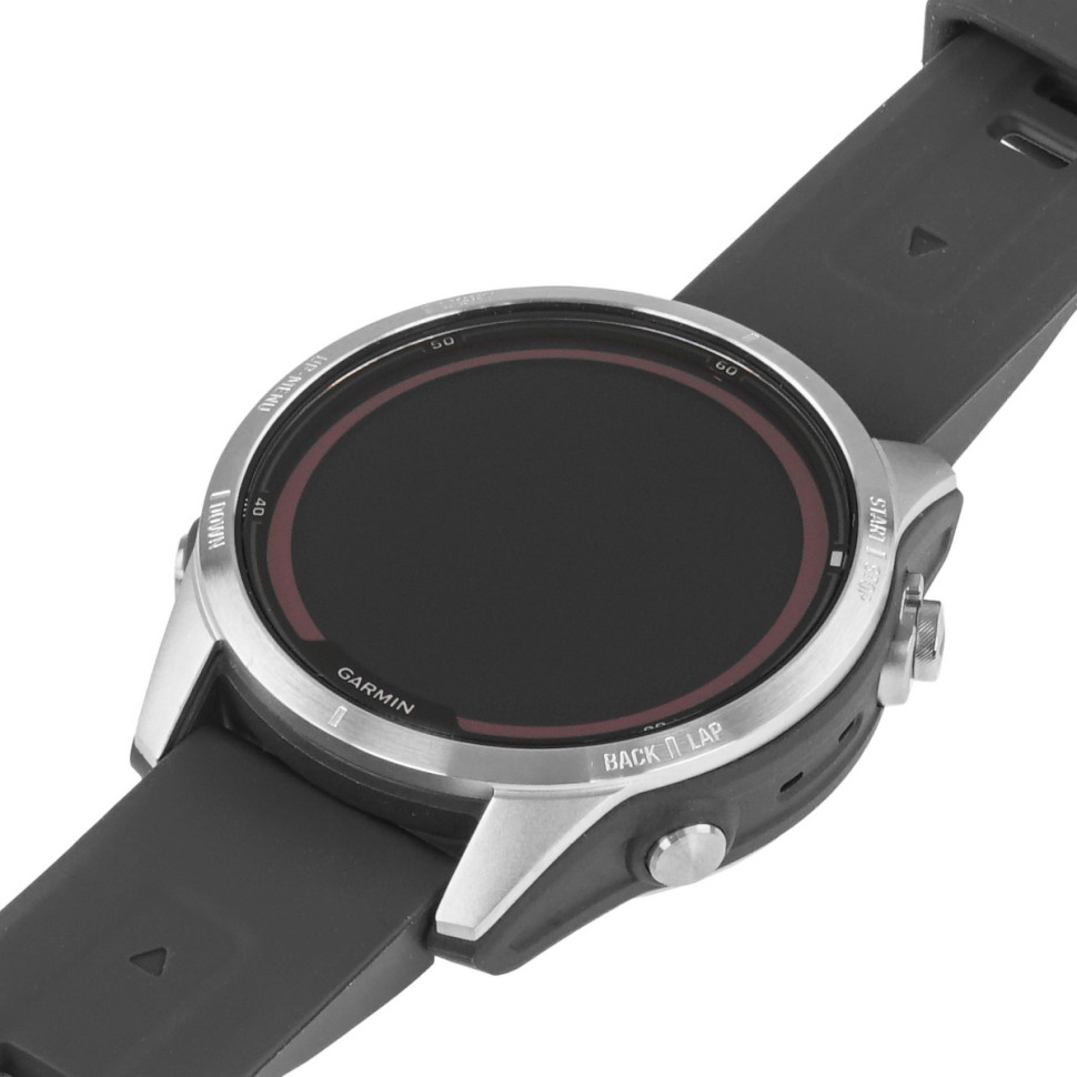 Умные часы Garmin Fenix 7S Pro Solar (серебро/графит)