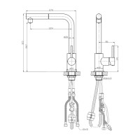 Смеситель Gross Aqua ExtraPlus 3145609С